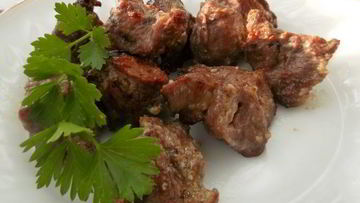 Рецепт Шашлыка из телятины в майонезе