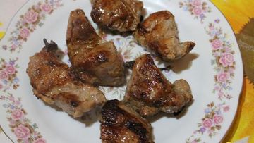 Рецепт Шашлыка на сковородке