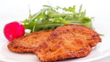 Рецепт Быстрого шницеля в тройной панировке