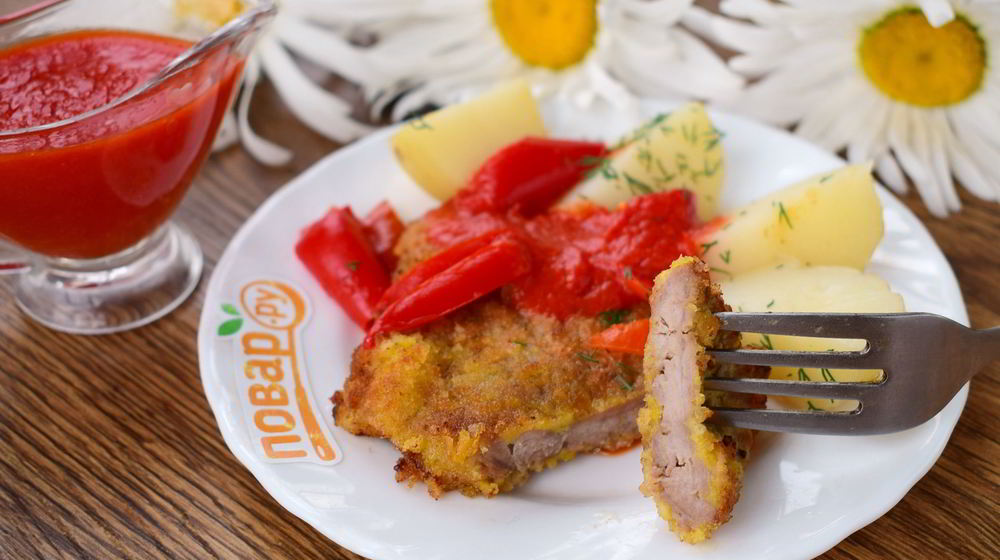 Как приготовить греческий шницель