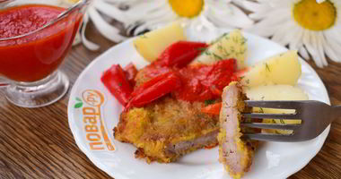 Рецепт Греческого шницеля