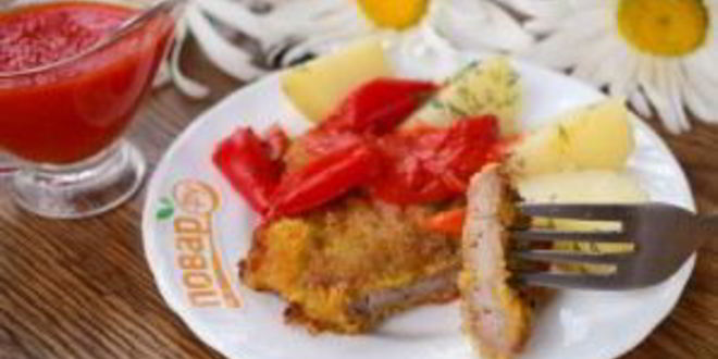 Рецепт греческого шницеля