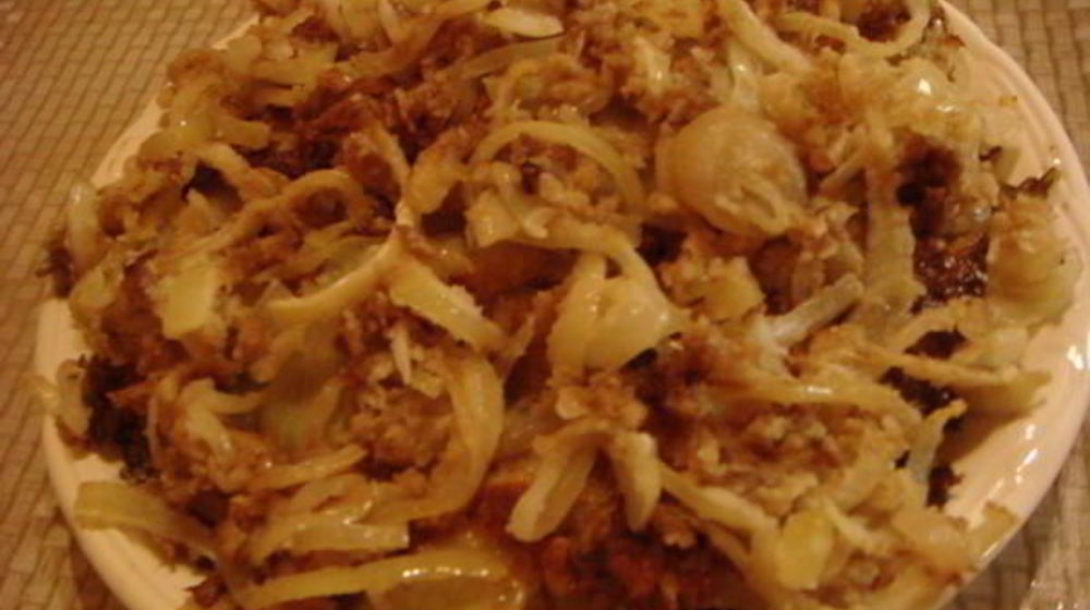 Как приготовить капустные шницели с луковой заправкой