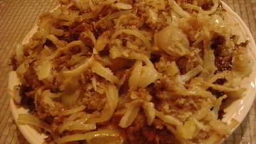 Рецепт Капустных шницелей с луковой заправкой