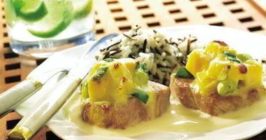 Рецепт Карибского шницеля