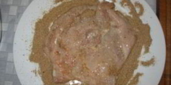 Рецепт куриного шницеля в панировке