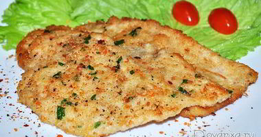 Рецепт Шницеля из курицы по-милански