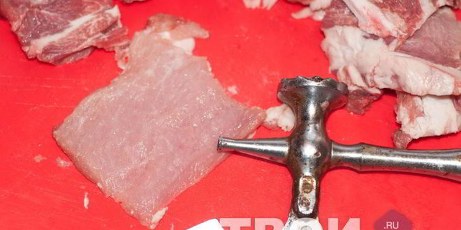 Рецепт шницеля на сковороде