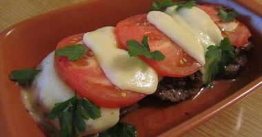 Рецепт Шницеля по-флорентийски с шампиньонами