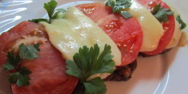 Рецепт шницеля по-флорентийски с шампиньонами