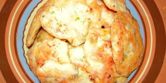 Рецепт шницеля по-венециански с легким салатиком из кукурузы