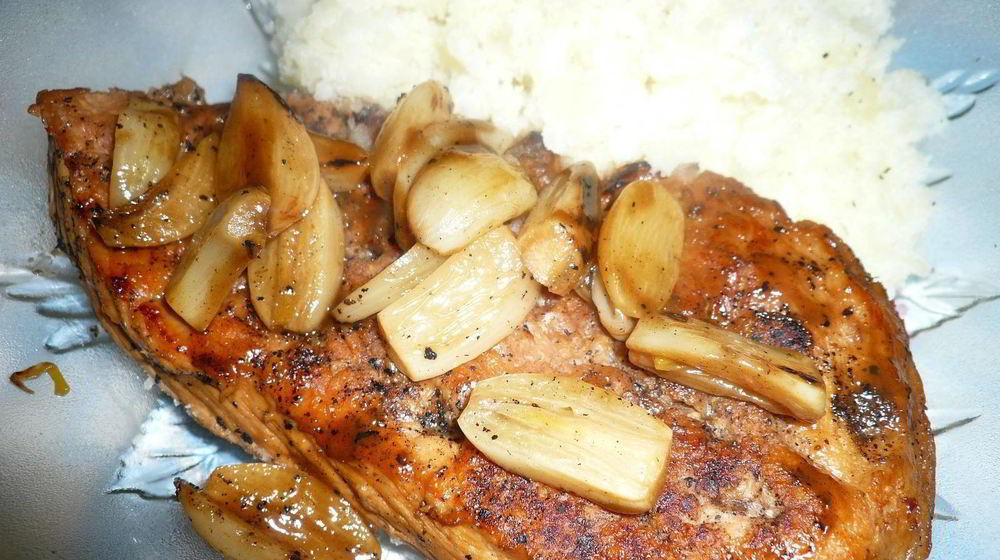 Как приготовить шницель с чесноком