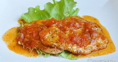 Рецепт Шницелей в томатном соусе