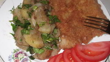 Рецепт Свиного шницеля по-Венски