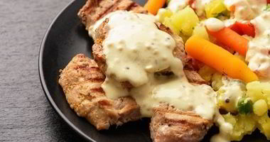 Рецепт Цветного шницеля