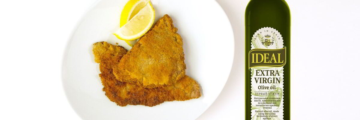 Рецепт Венского шницеля на растительном масле