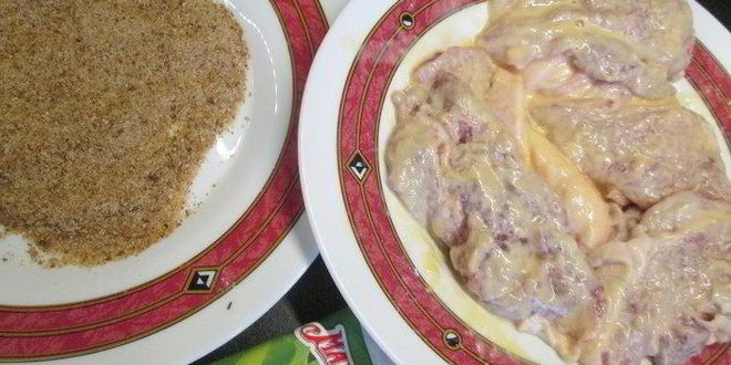 Рецепт венского шницеля в кляре с хреном по-русски