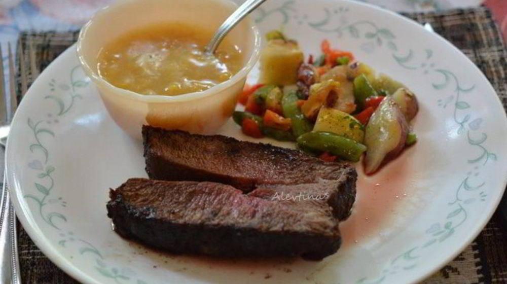 Как приготовить флет айрон стейк в кофейно-пряной посыпке