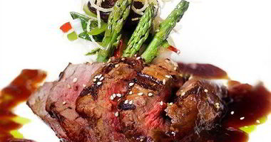 Рецепт Говяжьих стейков на гриле с соусом барбекю из кофе