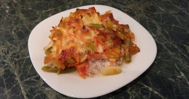 Рецепт Куриного стейка в духовке с овощами