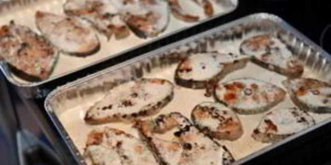 Рецепт стейка из горбуши в духовке