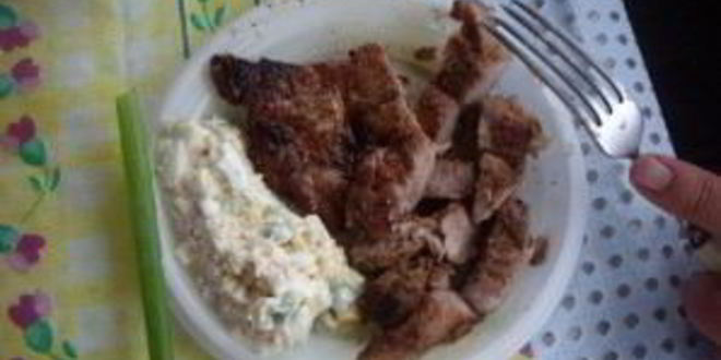 Рецепт стейка из говядины на мангале