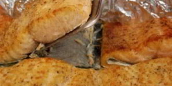 Рецепт стейка из лосося в духовке