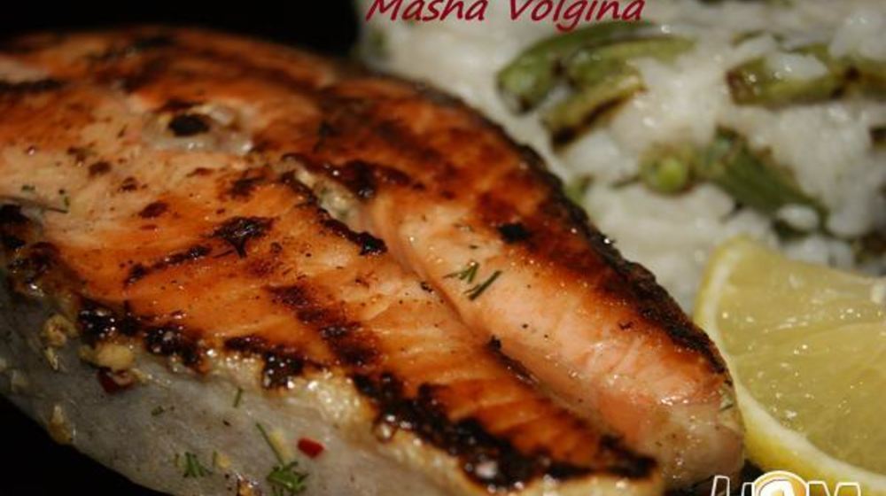 Как приготовить стейк из семги на гриле