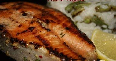 Рецепт Стейка из семги на гриле