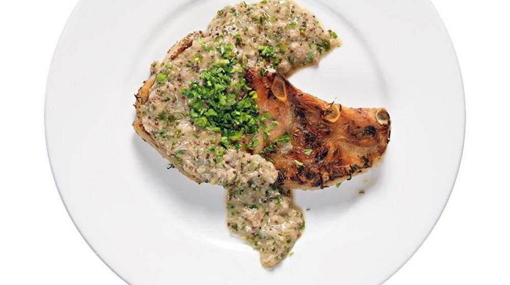 Как приготовить стейк из свинины с горчичным соусом