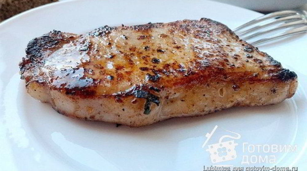 Как приготовить стейк из свиной корейки в пряном маринаде