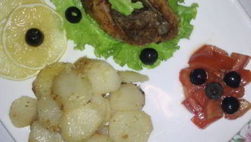 Рецепт Стейка карпа с овощами