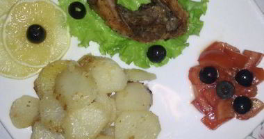 Рецепт Стейка карпа с овощами