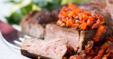 Рецепт Стейков с овощами по-провансальски