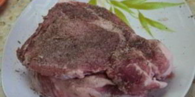 Рецепт свиного стейка