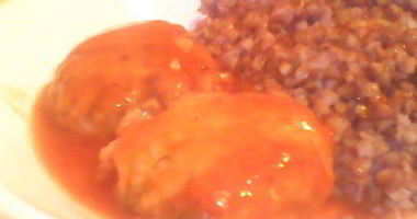Рецепт Куриного-грибных тефтельки в томатном соусе
