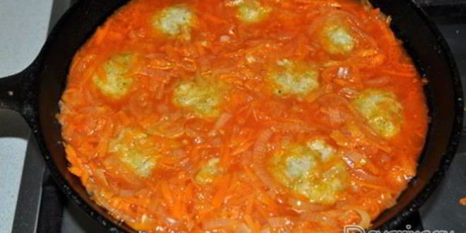 Рецепт рыбных тефтелей с кабачком