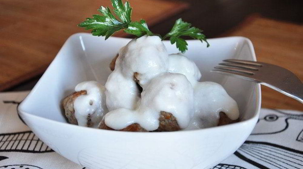 Как приготовить тефтели под сливочным соусом