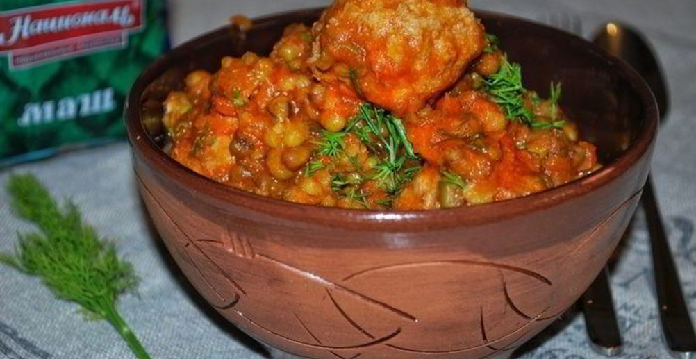 Рецепт суп с копченостями и машем