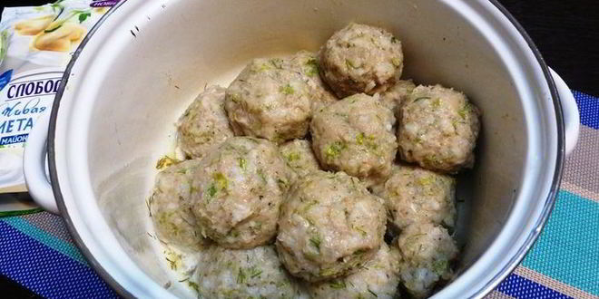 Рецепт тефтелей слободских в грибной подливе