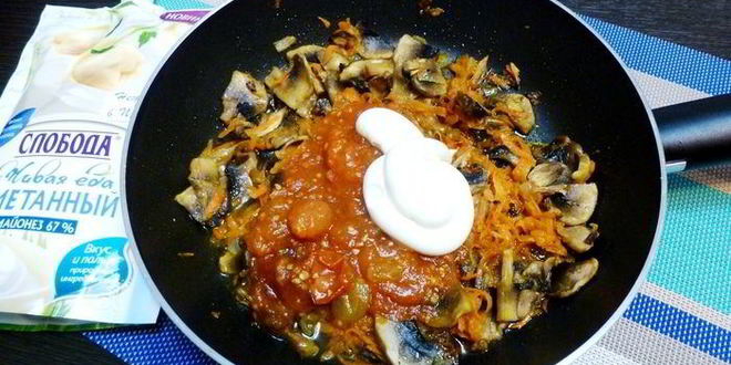 Рецепт тефтелей слободских в грибной подливе