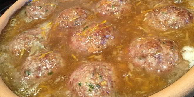 Рецепт тефтелей в апельсиновом соусе