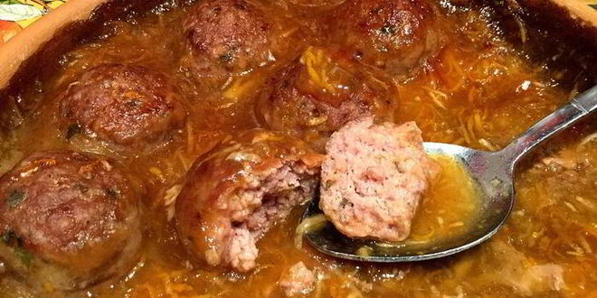 Рецепт тефтелей в апельсиновом соусе