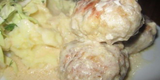 Рецепт тефтелек в белом соусе