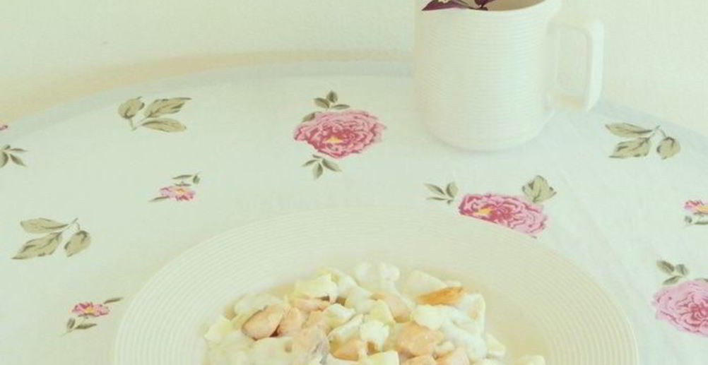 Рецепт гребешков и тигровые креветки в соусе бешамель