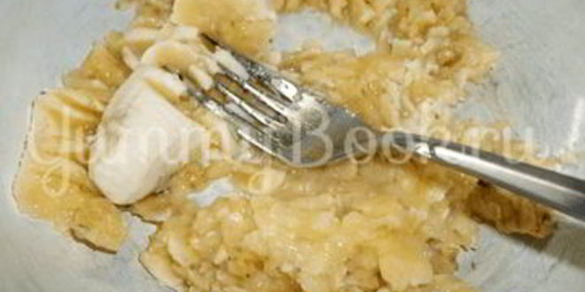 Рецепт ленивых вареников с бананом