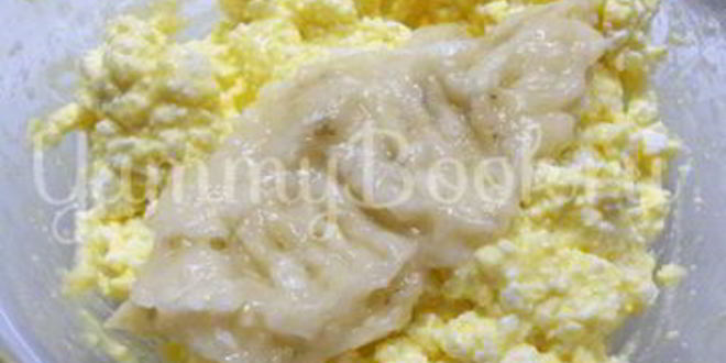 Рецепт ленивых вареников с бананом