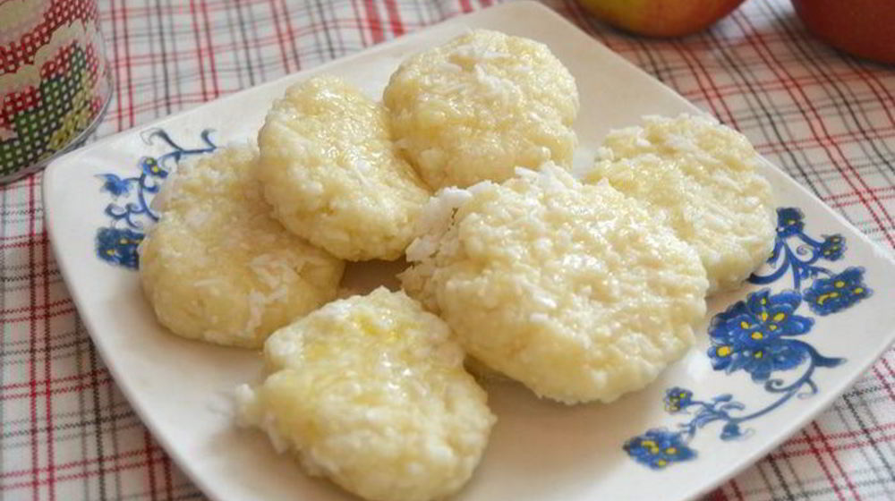 Как приготовить ленивые вареники с кокосовой стружкой