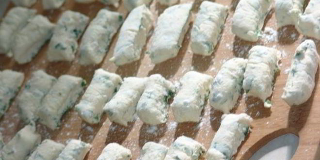 Рецепт ленивых вареников с заправкой из грибов