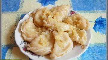 Рецепт Постных вареников с картошкой без яиц